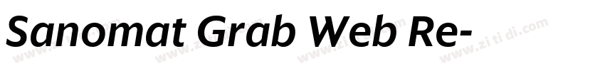 Sanomat Grab Web Re字体转换